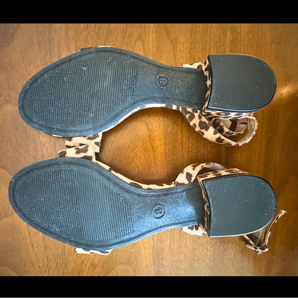 A New Day | Leopard Print Women's Sandals - Picture 4 of 4